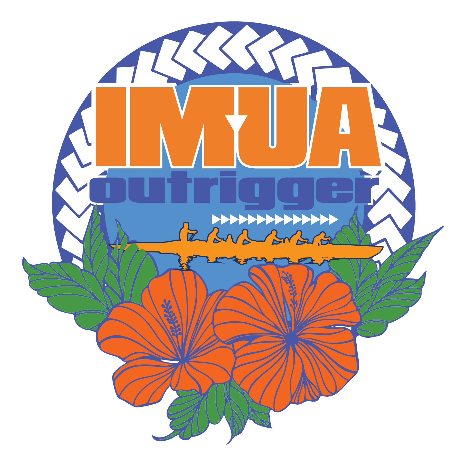 Imua Hibiscus Unisex Long Sleeve Jersey - Image 5