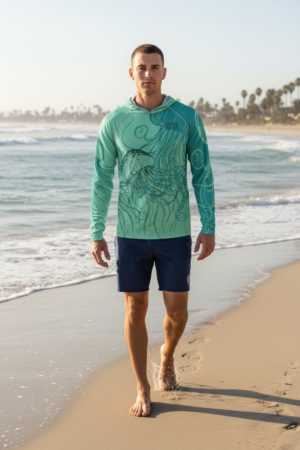 Crystal Pier 2026 Race Teal Hoodie (Pre-order)