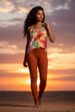 Hibiscus Women's Racerback