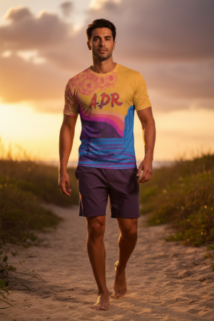 ADR 2026 Uni-sex Sunset Orange Short Sleeve